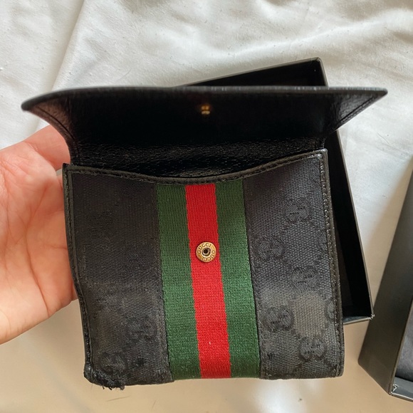 Gucci monogram web wallet - Picture 4 of 8